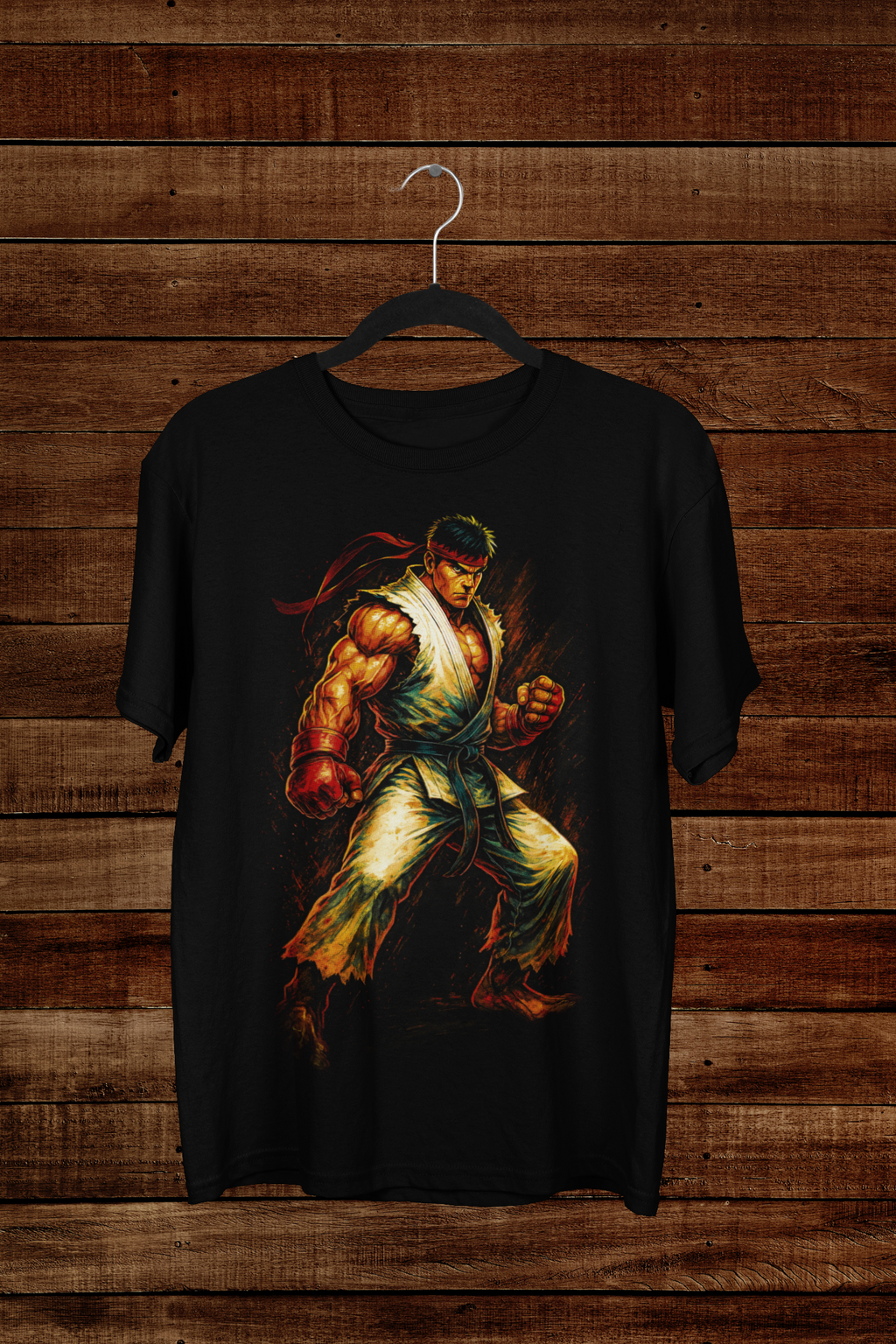 T-shirt Ryu "Hadouken Pulse" – Street Fighter Martial Art / World Warrior Graphic