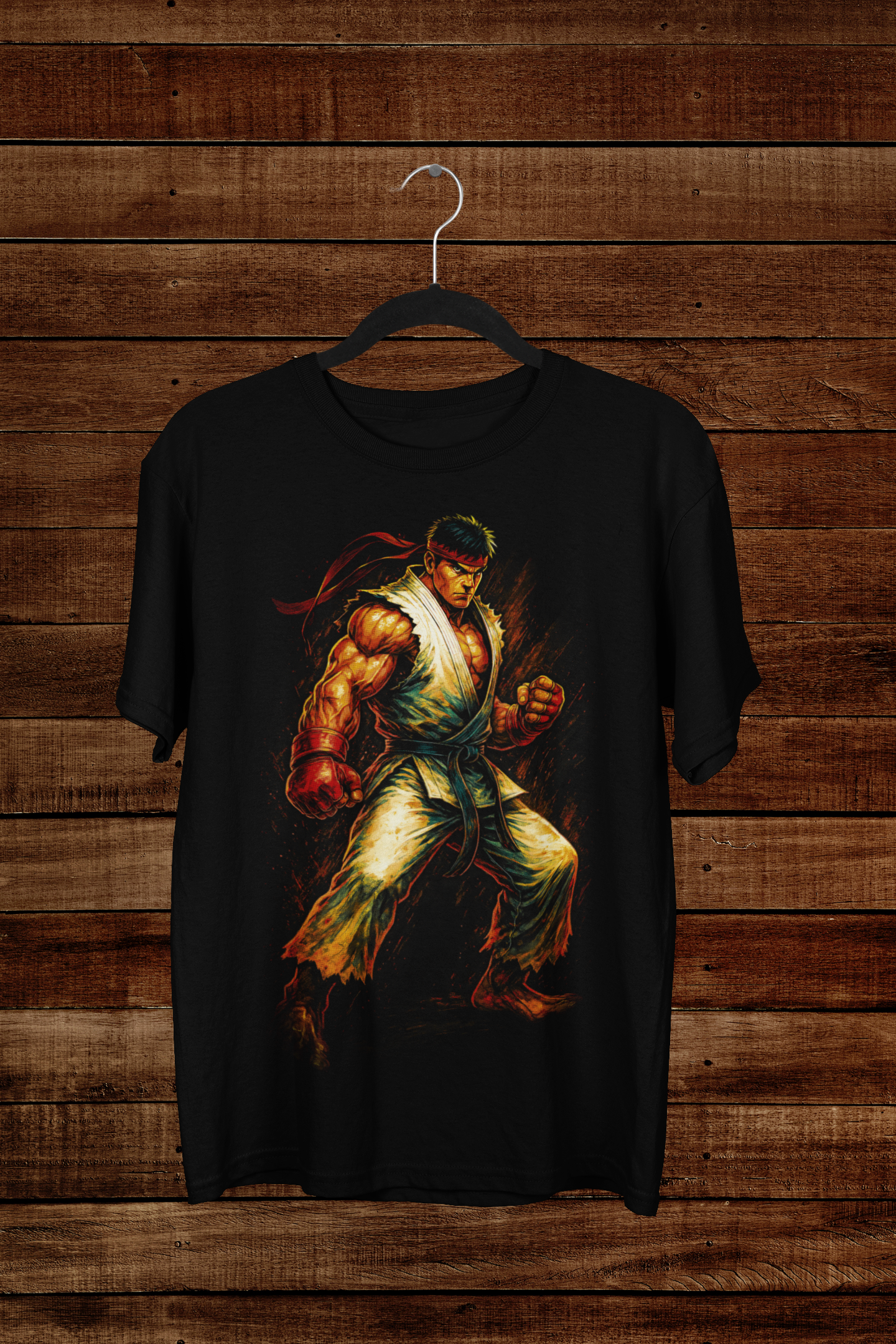 T-shirt Ryu "Hadouken Pulse" – Street Fighter Martial Art / World Warrior Graphic