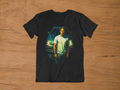 T-shirt Brian O'Conner "Skyline Tribute" – Paul Walker Action Art / GT-R R34 Graphic