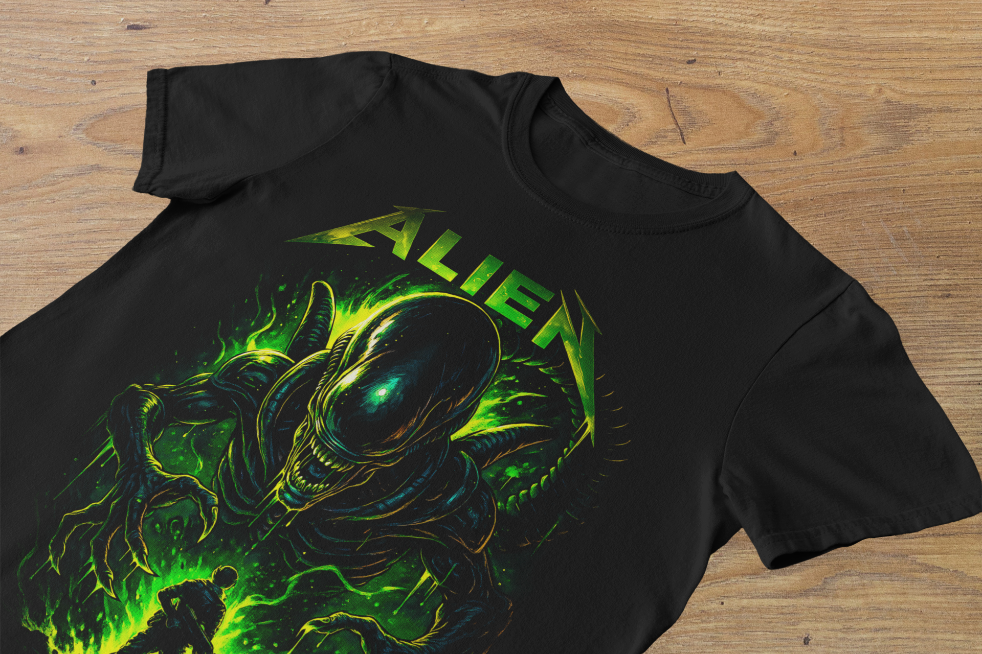 T-shirt Alien "Xenomorph Acid" – Sci-Fi Horror Art / Ridley Scott Legend Graphic