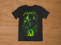 T-shirt Alien "Xenomorph Acid" – Sci-Fi Horror Art / Ridley Scott Legend Graphic