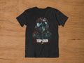 T-shirt Top Gun "Maverick Vision" – Pilot Helmet Action Art / Fighter Jet Graphic