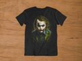 T-shirt Joker "Why So Serious?" – Dark Knight Cinematic Art / Heath Ledger Villain Graphic