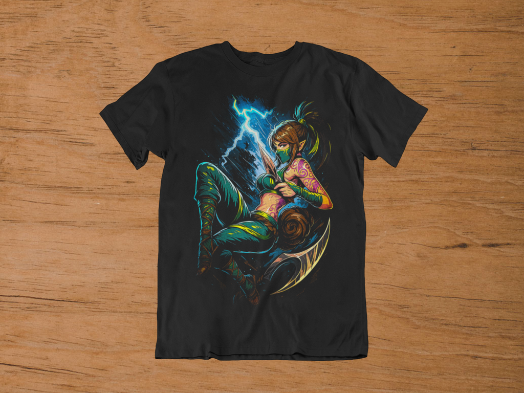 T-shirt Akali "Kinkou Shadow" – K/DA Style Ninja Art / League of Legends Graphic