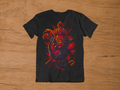 T-shirt Akuma "Satsui no Hado" – Street Fighter Demon Art / Ansatsuken Master Graphic