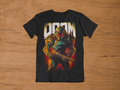 T-shirt Doom Slayer "Rip & Tear" – Eternal Combat Art / FPS Legend Graphic