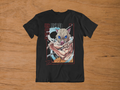 T-Shirt Inosuke Hashibira "Beast Breathing" – Demon Slayer Manga Art / Japanese Kanji Graphic