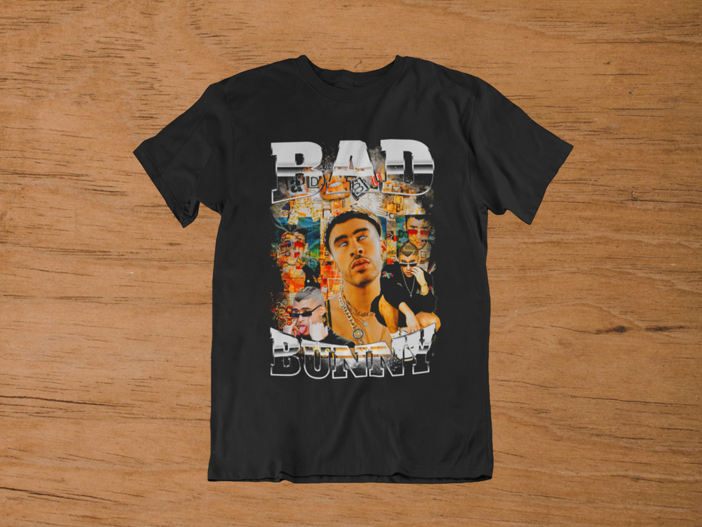 T-shirt Bad Bunny "Un Verano Sin Ti" – Retro Bootleg Rap Art / Puerto Rico Icon Graphic