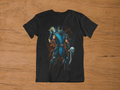 T-shirt Sub-Zero "Deep Freeze" – Mortal Kombat Lin Kuei Art / Ice Mastery Graphic