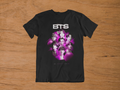 T-shirt BTS "We Purple You" – K-Pop Idol Group Art / Bangtan Boys Neon Graphic