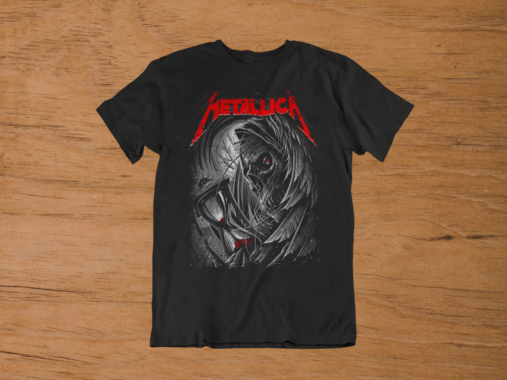 T-shirt Metallica "Hourglass of Death" – Thrash Metal Heritage / Grim Reaper Graphic