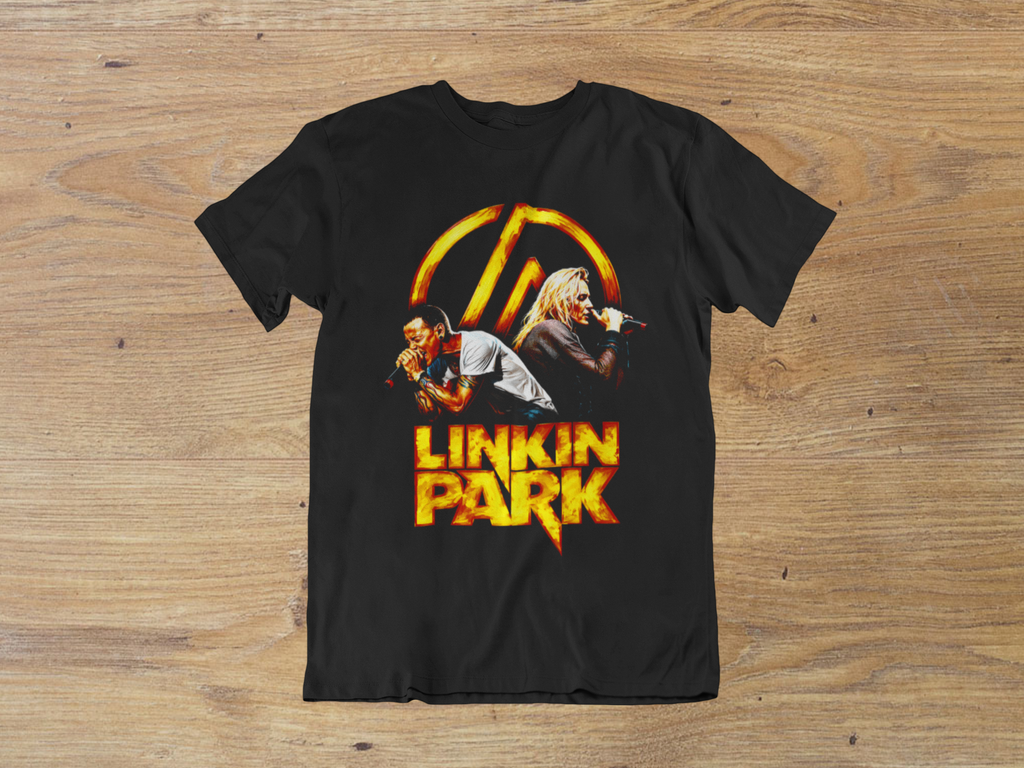 T-shirt Linkin Park "Energy Ritual" – Chester Bennington Live Art / Anarchy Symbol Music Graphic