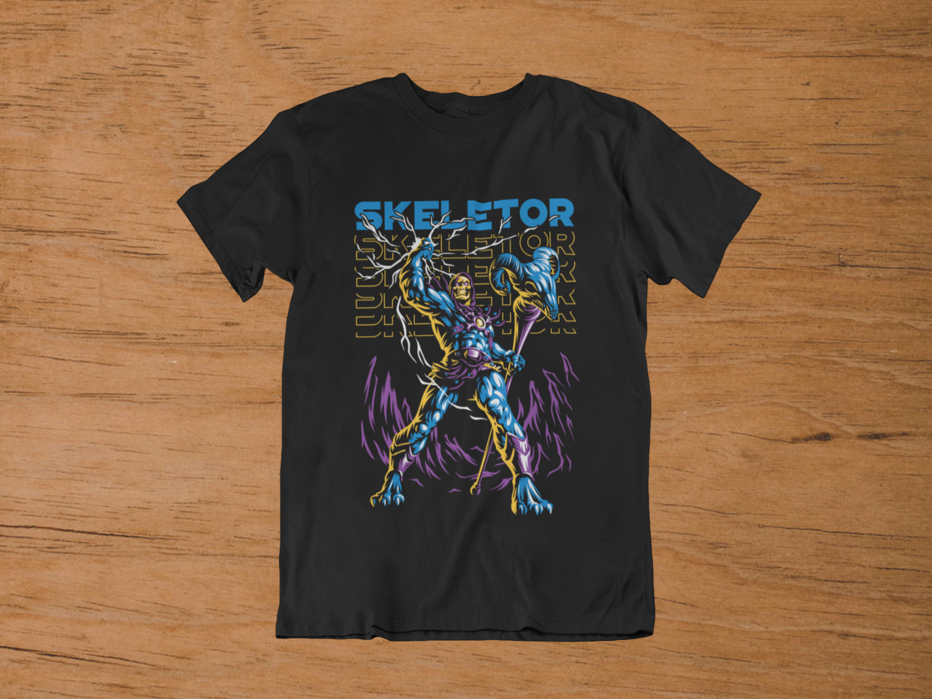 T-shirt Skeletor "Evil Lord of Destruction" – Masters of the Universe Retro Art / 80s Cartoon Graphic