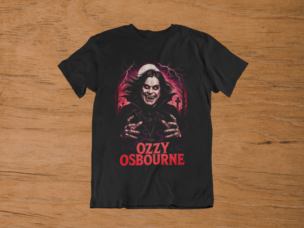 T-shirt Ozzy Osbourne "Vampire Lord" – Heavy Metal Legend Art / Prince of Darkness Graphic