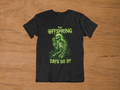 T-shirt The Offspring "Days Go By" – Punk Rock Skeleton Art / Radioactive Glow Graphic