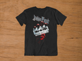 T-shirt Judas Priest "British Steel" – Heavy Metal Anthem Art / Razor Blade Graphic