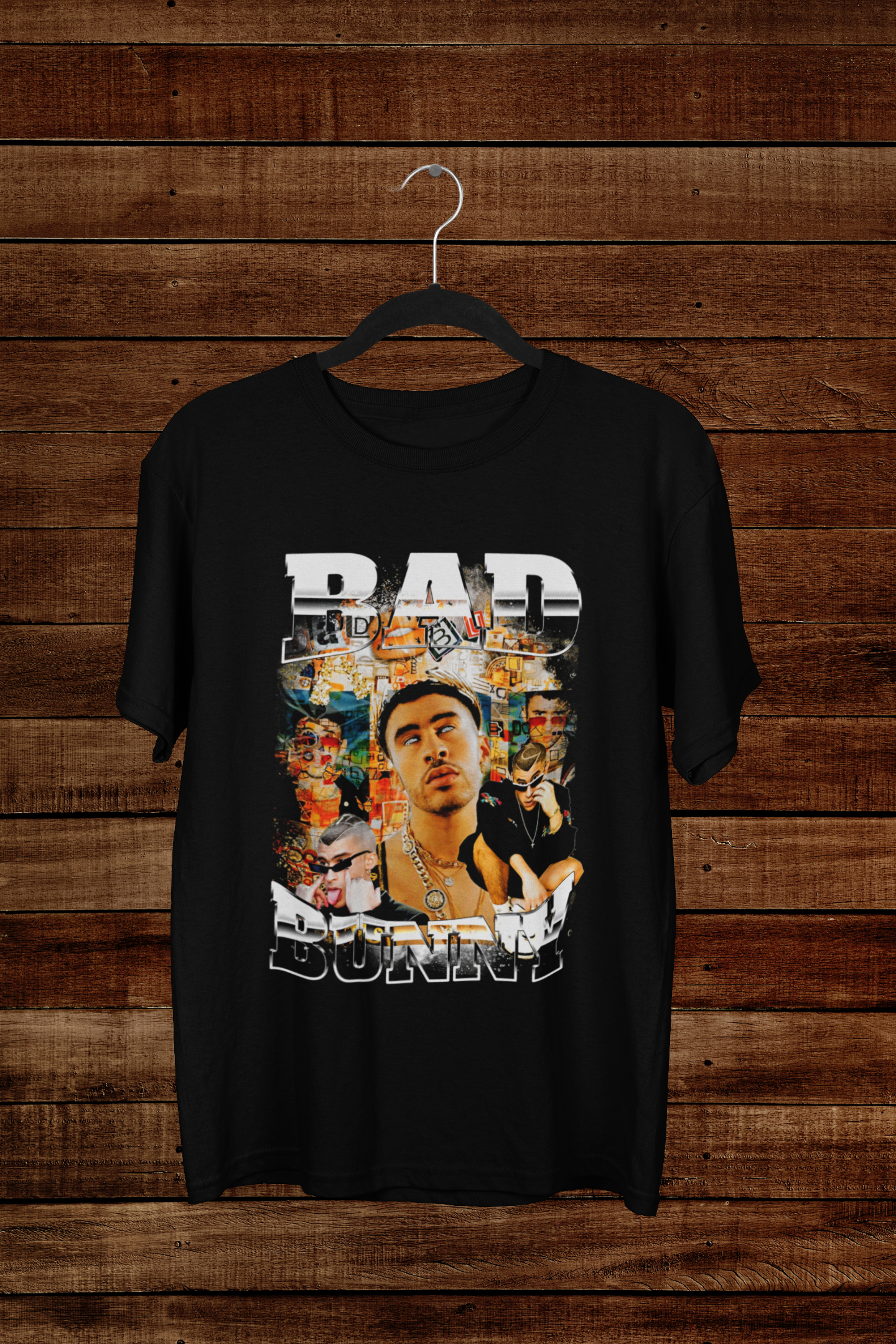 T-shirt Bad Bunny "Un Verano Sin Ti" – Retro Bootleg Rap Art / Puerto Rico Icon Graphic