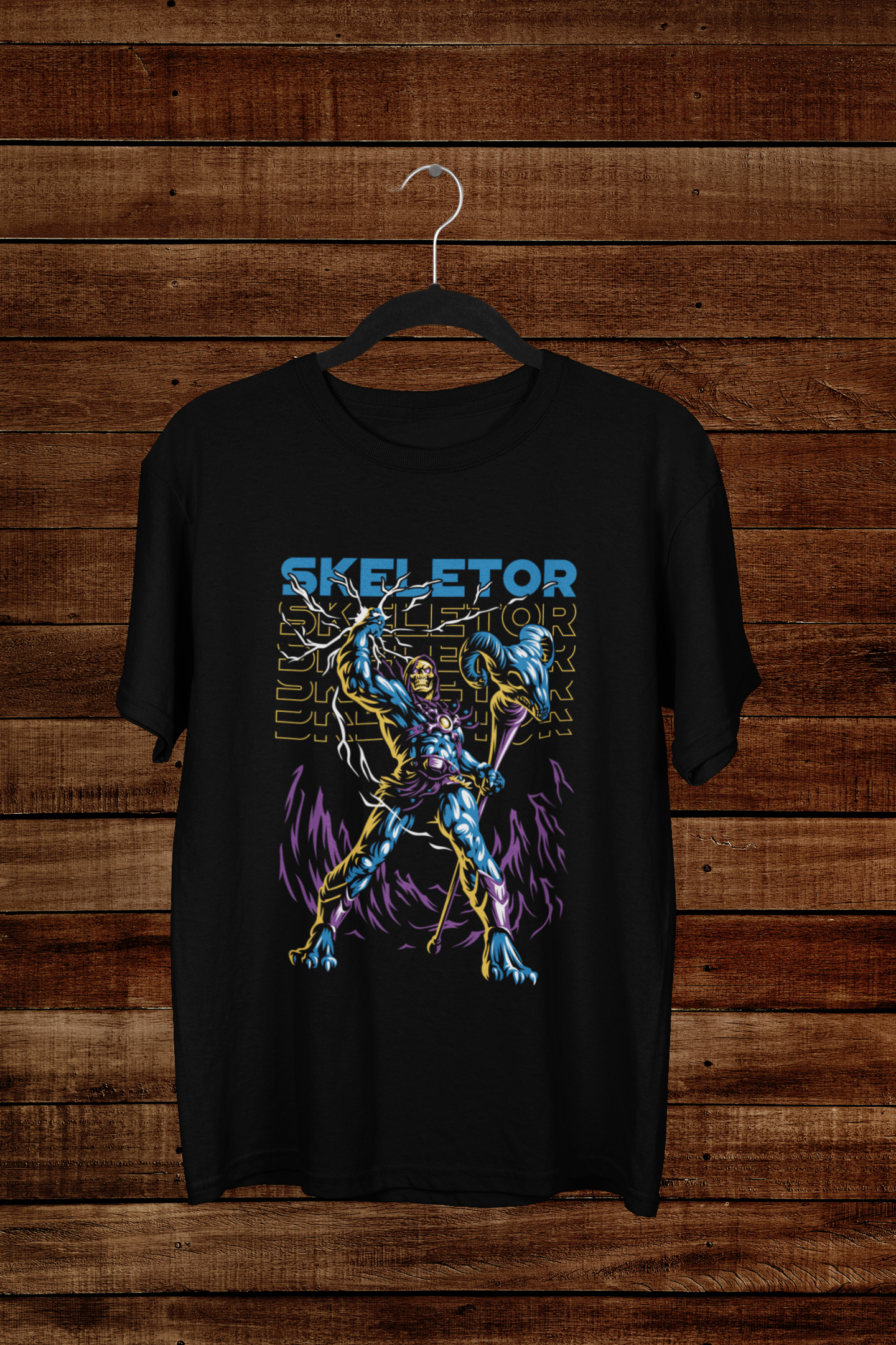 T-shirt Skeletor "Evil Lord of Destruction" – Masters of the Universe Retro Art / 80s Cartoon Graphic