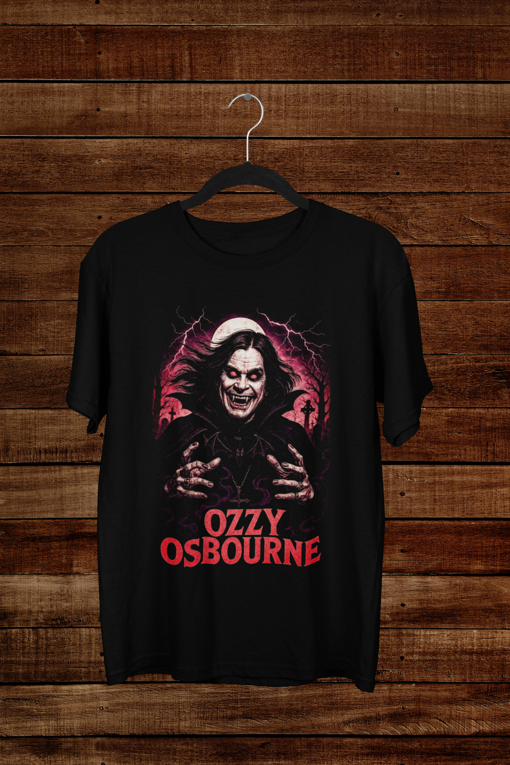 T-shirt Ozzy Osbourne "Vampire Lord" – Heavy Metal Legend Art / Prince of Darkness Graphic