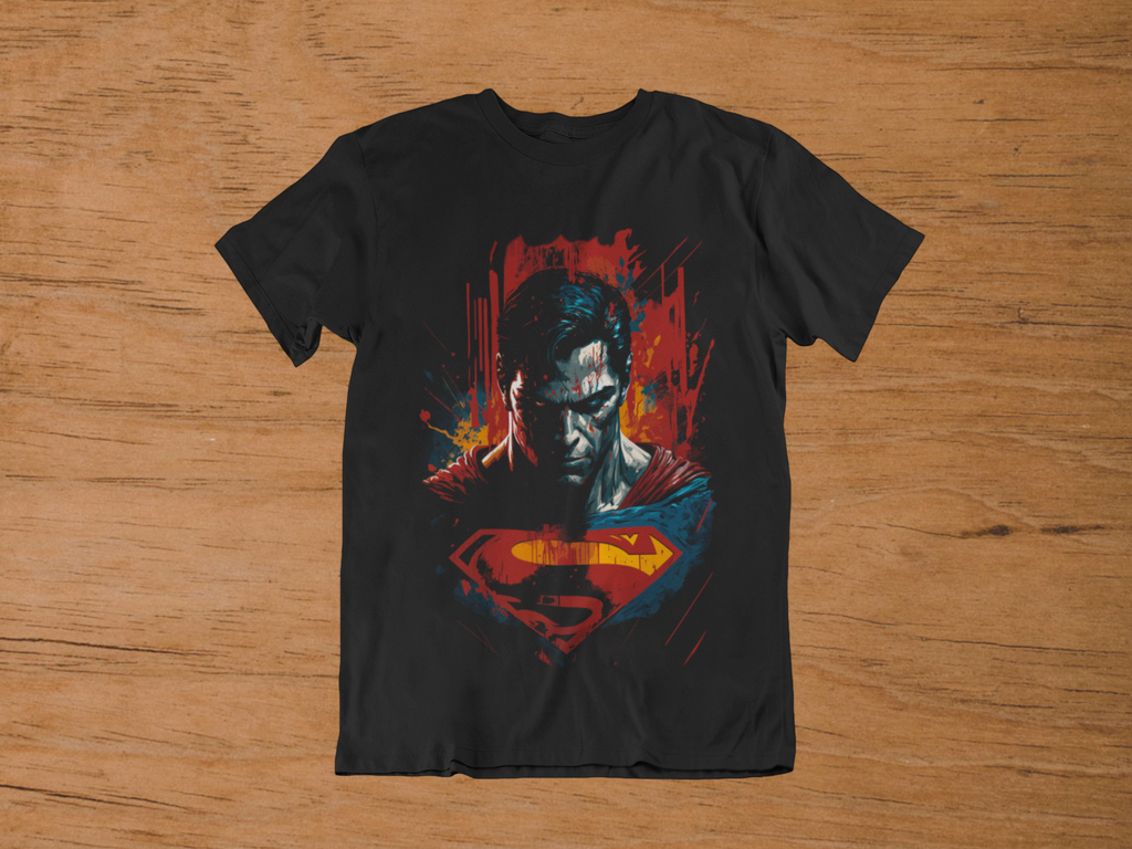 T-shirt Superman "Snyderverse Style" – Dark Knight of Steel / Man of Steel Graphic