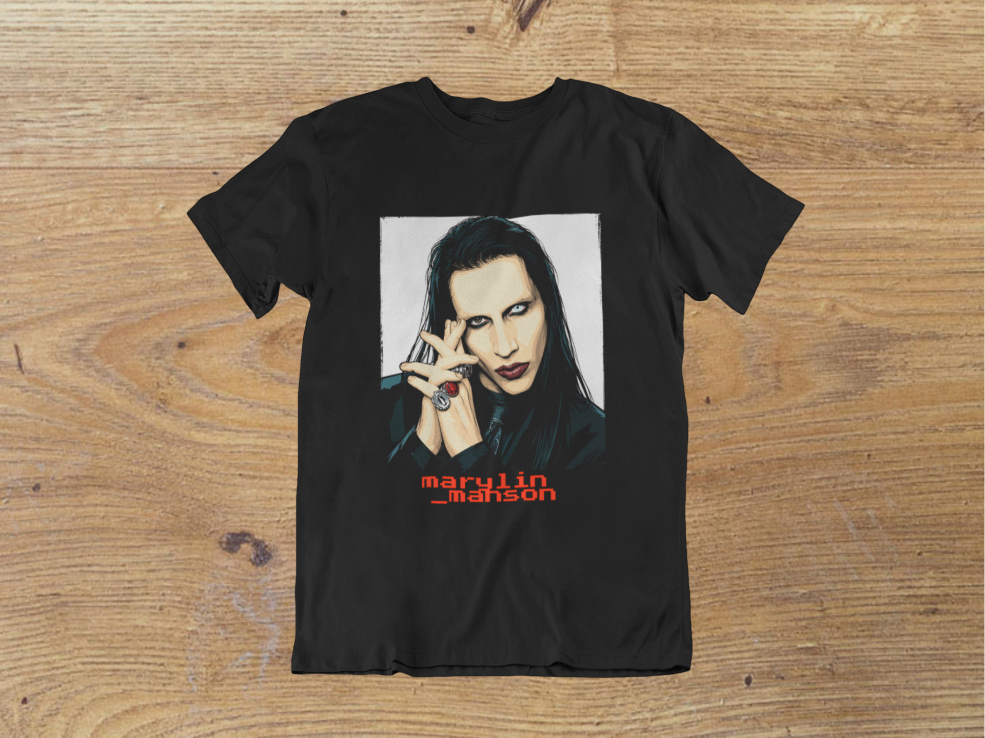 T-shirt Marilyn Manson "The Pale Emperor" – Shock Rock Icon Art / Portrait Graphic