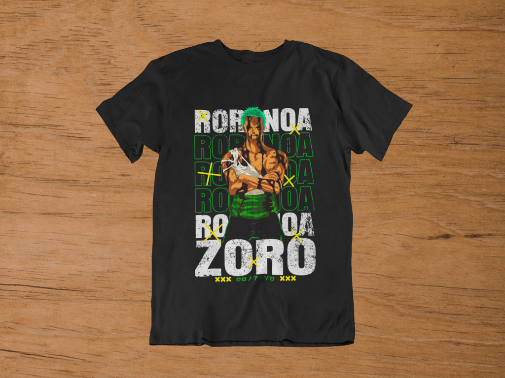 T-shirt Roronoa Zoro "Three Sword Style" – One Piece Manga Art