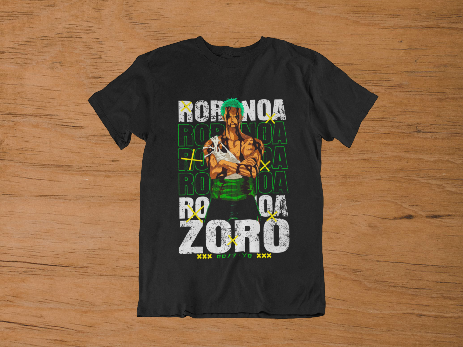 T-shirt Roronoa Zoro "Three Sword Style" – One Piece Manga Art