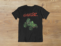 T-shirt Gorillaz "Geep Safari" – Murdoc & Gang Camo Art / Phase 1 Retro Graphic