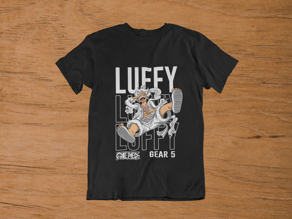 T-shirt Luffy "Gear 5 Liberation" – One Piece Manga Art / Joy Boy Graphic
