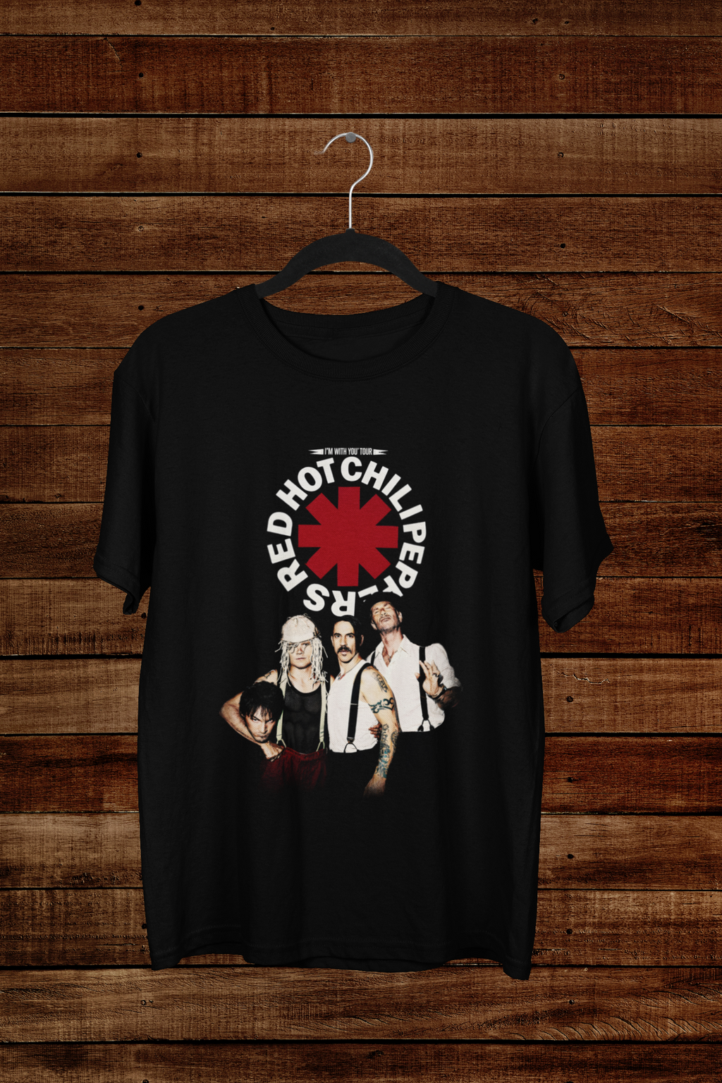 T-shirt Red Hot Chili Peppers "Tour Squad" – Funk Rock Legend Art / Asterisk Logo Graphic