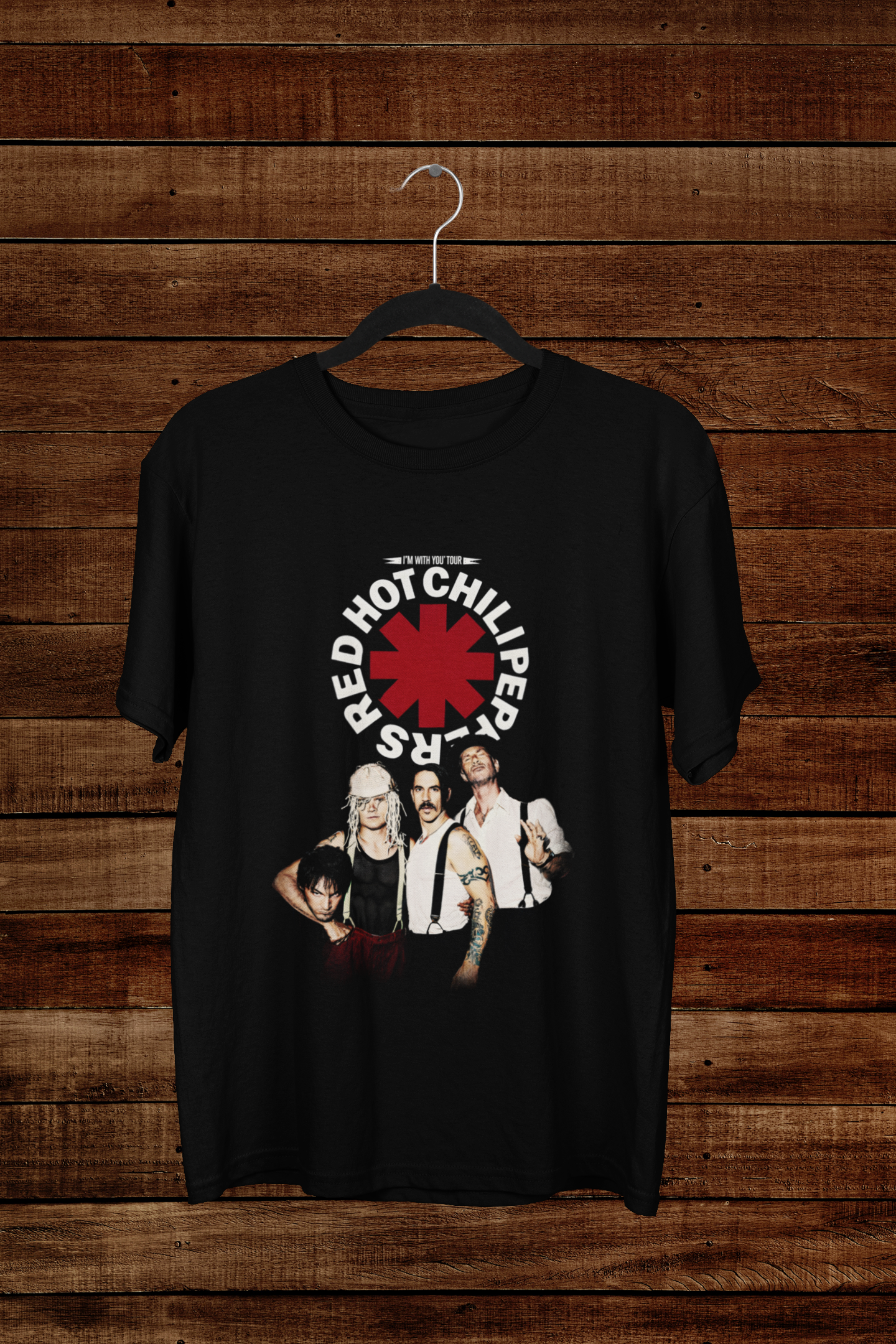 T-shirt Red Hot Chili Peppers "Tour Squad" – Funk Rock Legend Art / Asterisk Logo Graphic