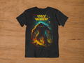 T-shirt Space Invaders "Cosmic Nightmare" – Retro Arcade Evolution Art / Beast Monster Graphic