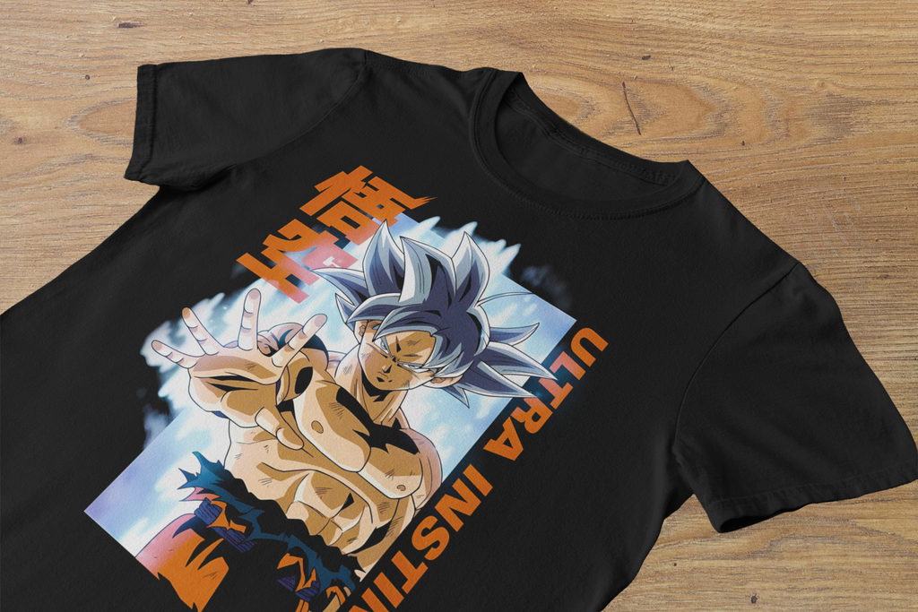Tshirt Goku Ultra Instinct – Dragon Ball Super Aura Art