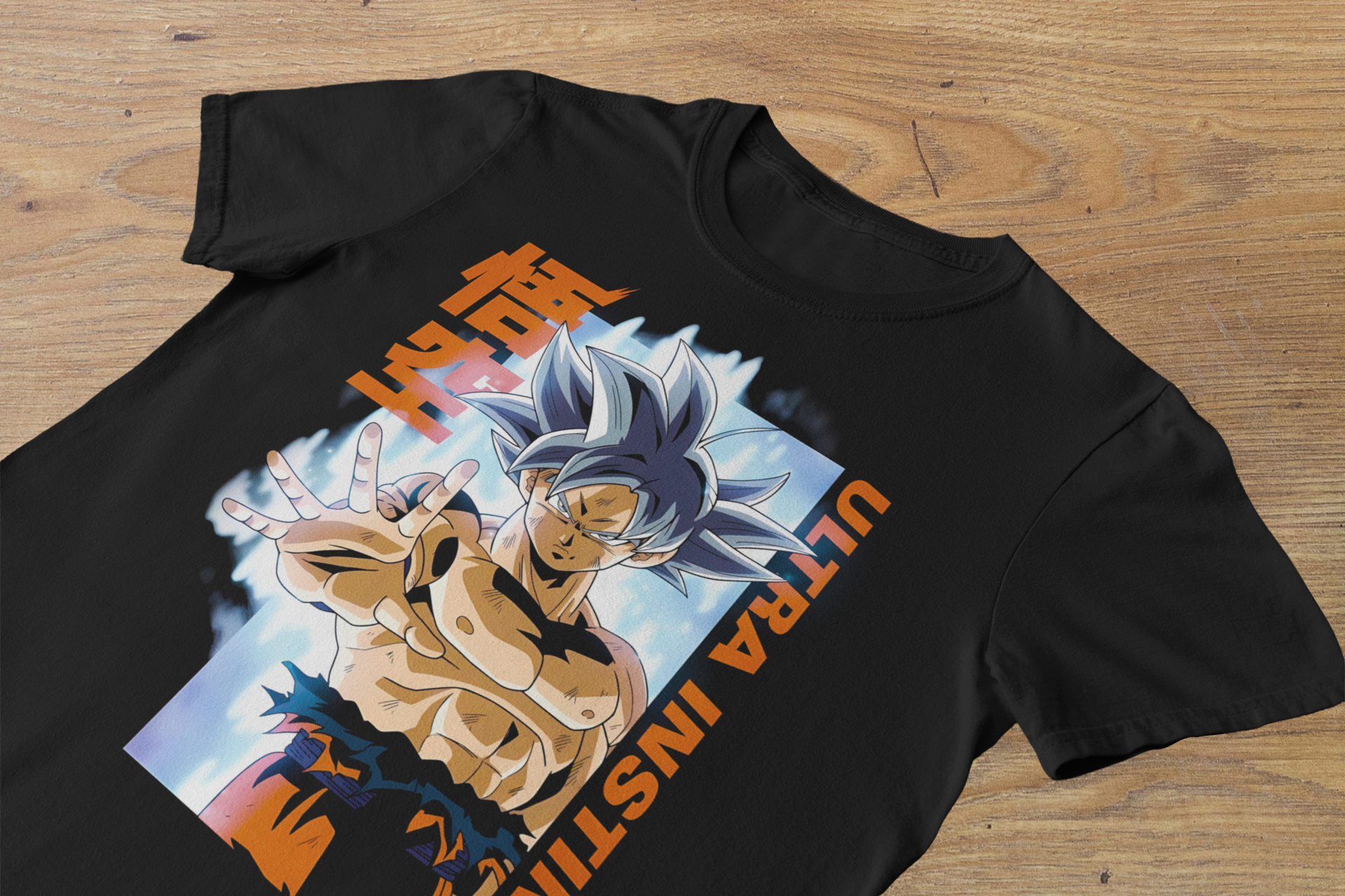 Tshirt Goku Ultra Instinct – Dragon Ball Super Aura Art