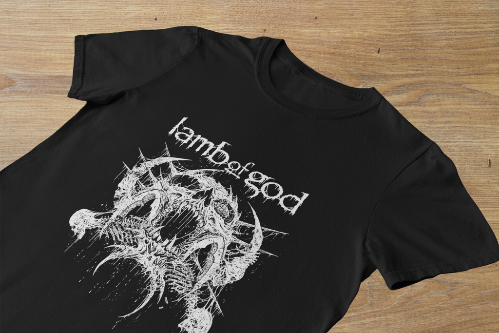T-shirt Lamb of God "Skull of God" – Pure American Metal Graphic