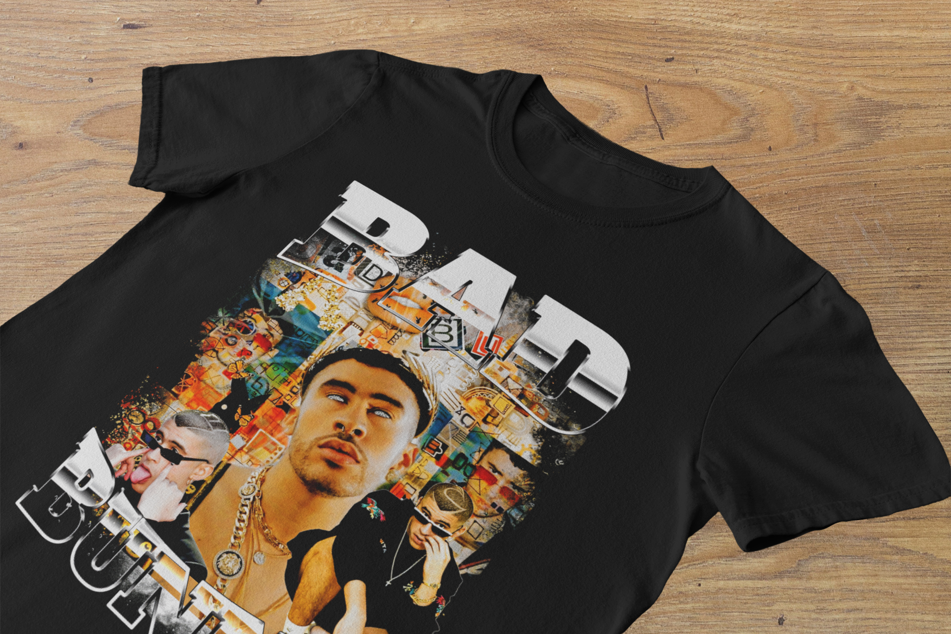 T-shirt Bad Bunny "Un Verano Sin Ti" – Retro Bootleg Rap Art / Puerto Rico Icon Graphic