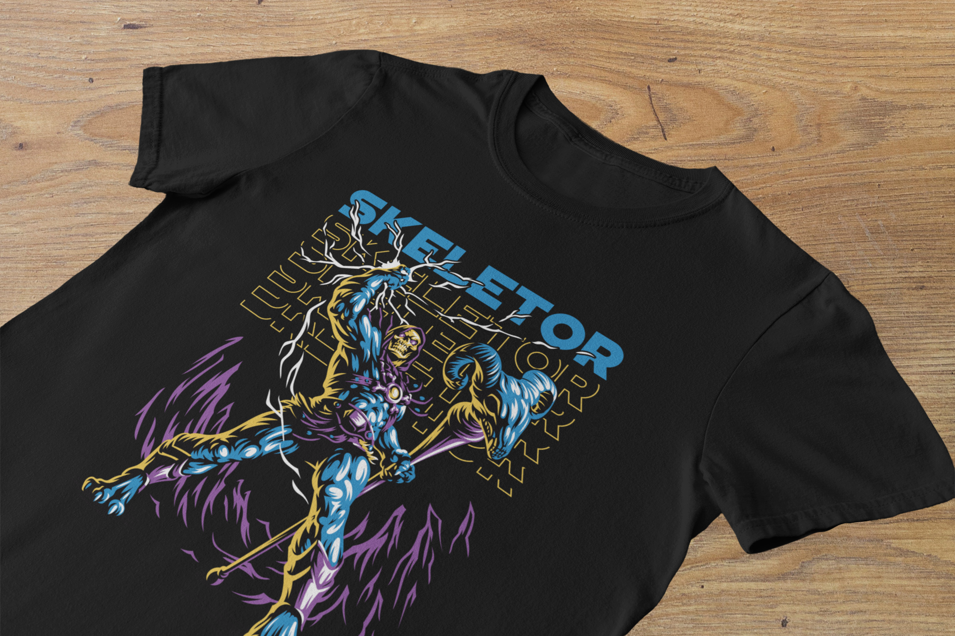 T-shirt Skeletor "Evil Lord of Destruction" – Masters of the Universe Retro Art / 80s Cartoon Graphic