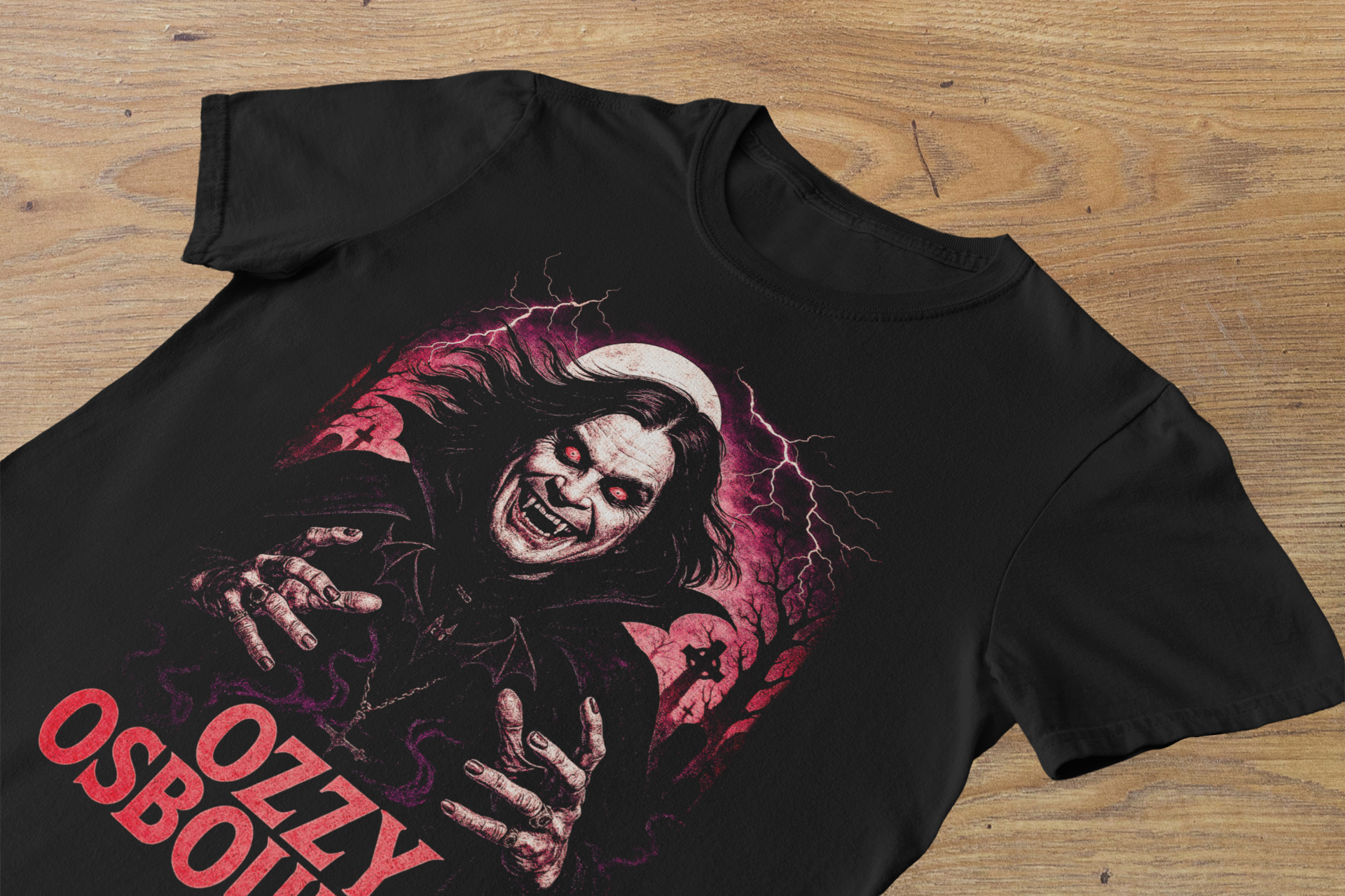 T-shirt Ozzy Osbourne "Vampire Lord" – Heavy Metal Legend Art / Prince of Darkness Graphic